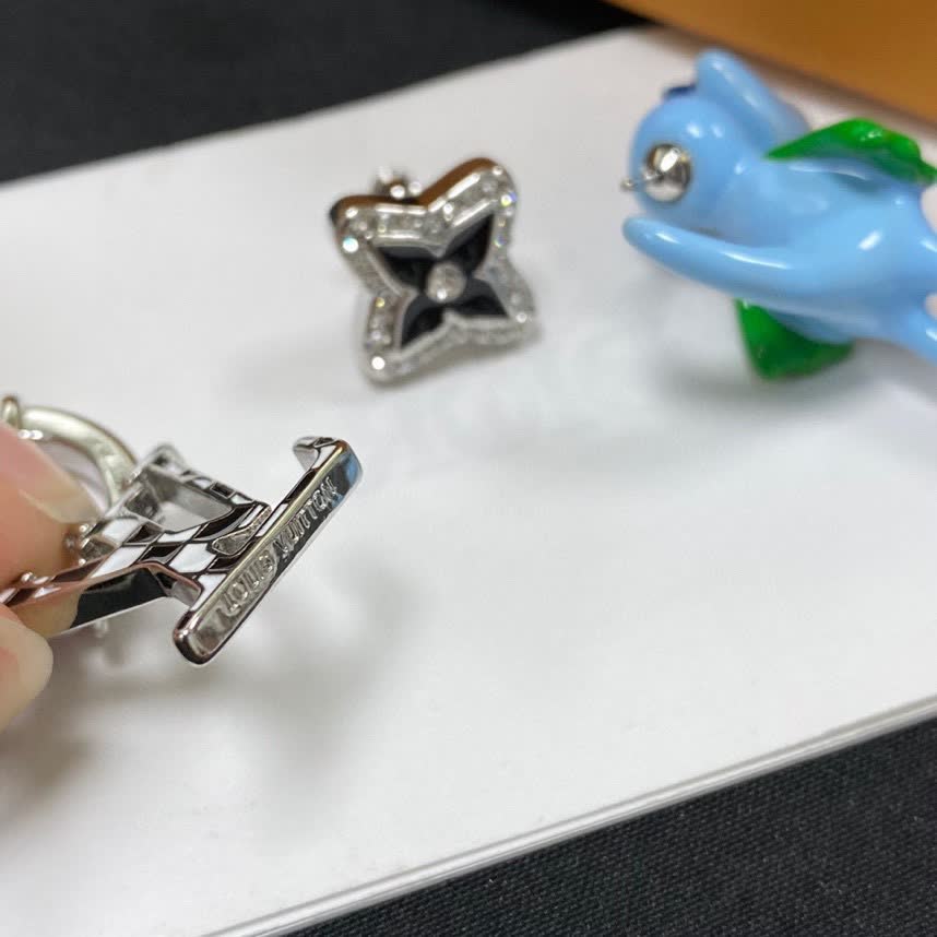 Louis Vuitton Silver Earrings